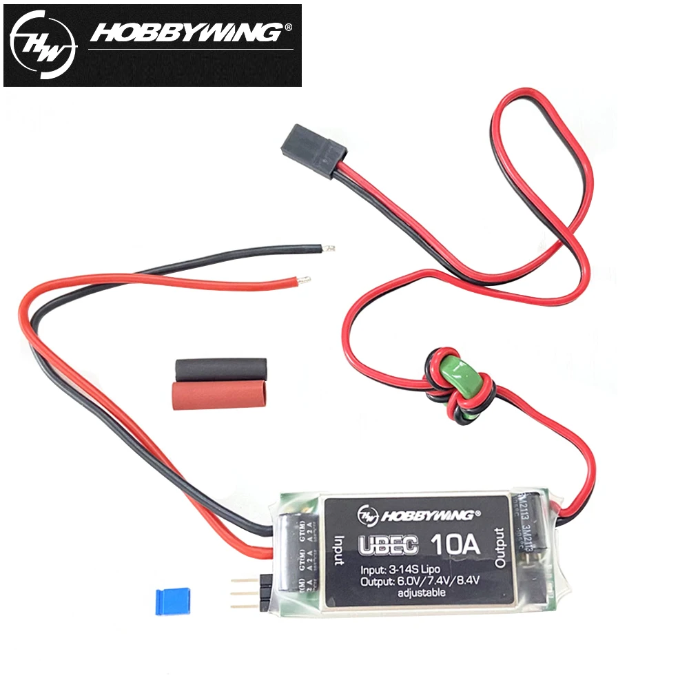 Hobbywing Waterproof 10A Voltage Regulator Module High Voltage 3-14S 6/7.4/8.4V Adjustable UBEC For RC Car Buggy Toy