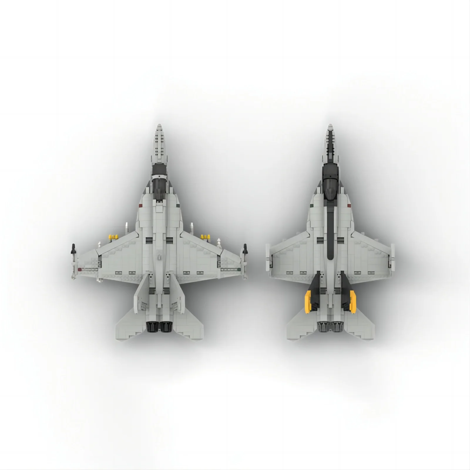 Military Building Blocks MOC-112205 F/A-18F SUPER HORNET Combat Aircraft 1/35 Scale Boy Bricks Airplane Model Gifts Toys 1807Pcs