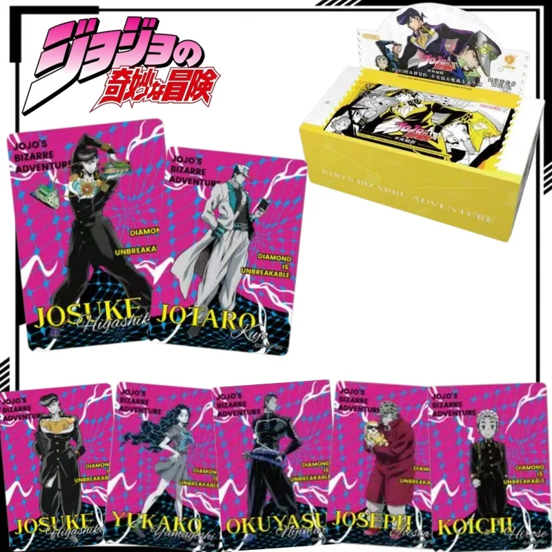 carte-collezionabili-di-jojo's-bizarre-adventure-diamond-is-unbreakable-prima-edizione-carta-di-jotaro-kujo-merchandise-anime-giocattolo-di-tendenza