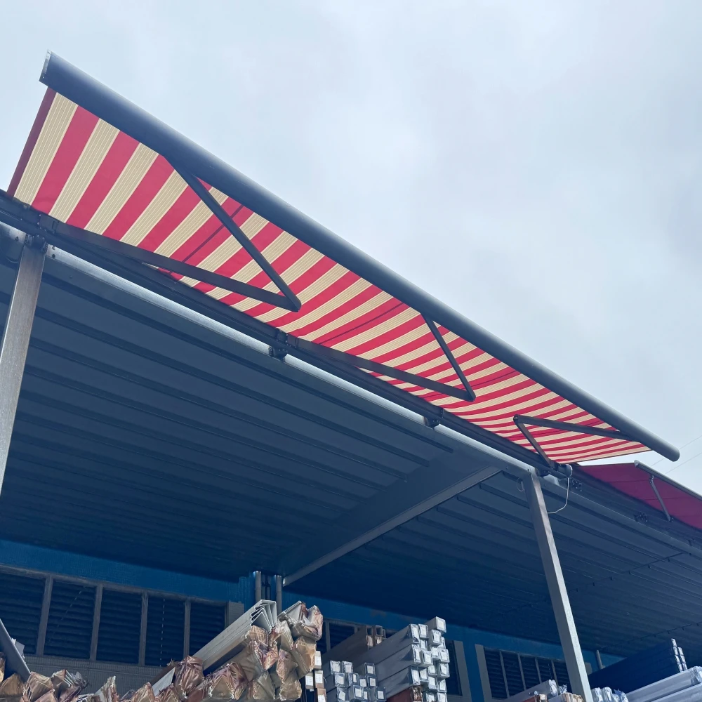 3x3 3x4 4x3 4x4 4x5 4x6 6x3 6x4m Wholesale Outdoor Electric Retract Folding Arm Awnings Full Cassette Awning Canopy Custom Size