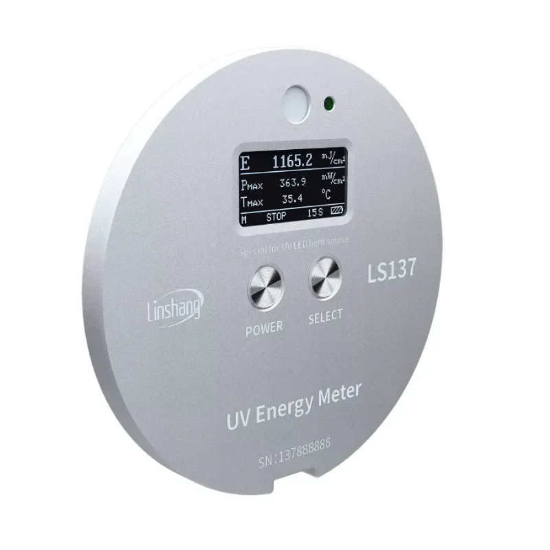 LS137 UVALED Light Source Energy Meter UV Radiation Meter 365nm 385nm 395nm 405nm UV Ink Glue Coating Curing Exposure Printing