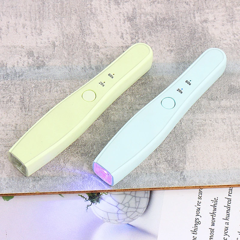 Mini Salão Portátil Quick Dry USB Nail Dryer Machine Home Ferramentas de Fototerapia Profissional UV LED Nail Lamp Mini Lanterna Pen