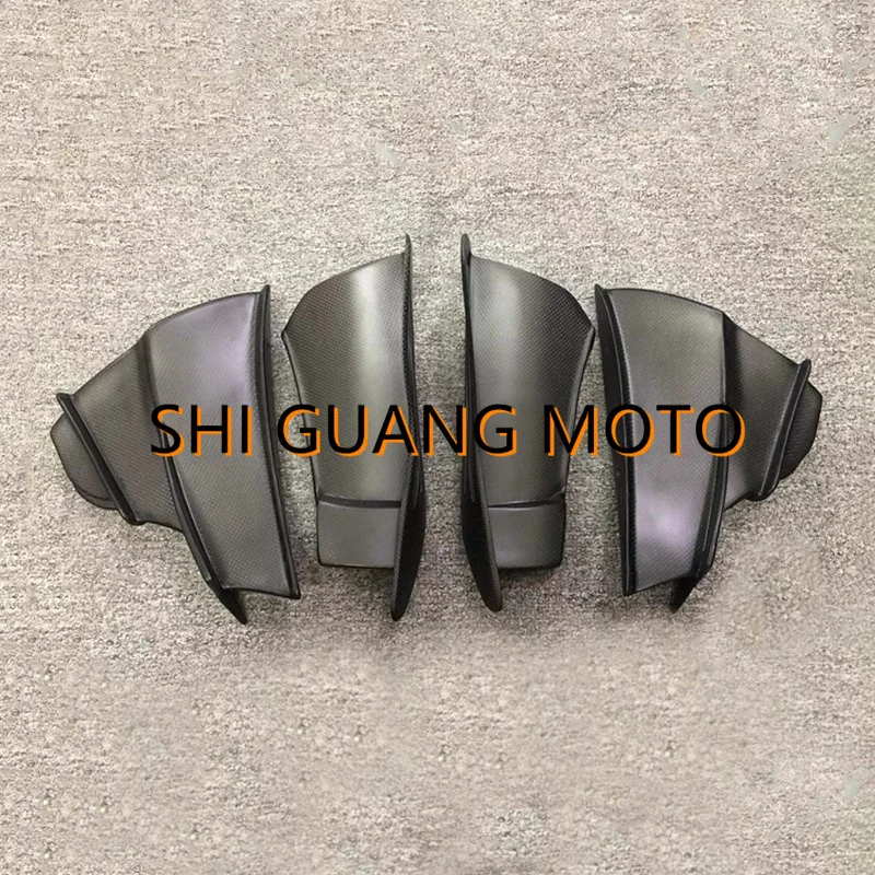 

Fit For Ducati Panigale V4 / v4s / V4R Modification 2018+ 100% Carbon Fiber Motorcycle Fixed Wind Wing Small Wing Side Wing Fits