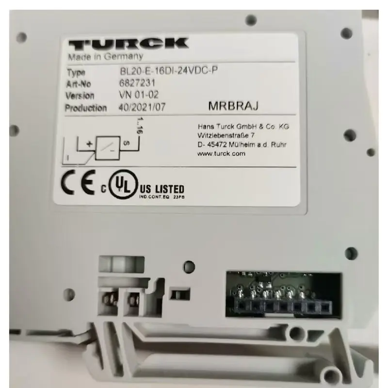 Brand New or Second-hand Test OK module BL20-E-16DI-24VDC-P If You Need Other Specifications, Please Consult