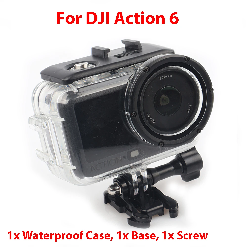 

For DJI Action6 Waterproof Case Sports Camera Accessories