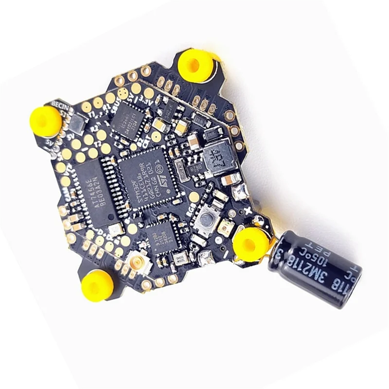 ABJF-5V2A BEC搭載 F411 AIO フライトコントローラー MATEKF411 ELRS受信機 MPU6500ジャイロ OSD搭載 FPVレーシング/RCドローン用