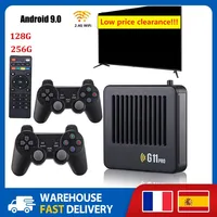 G11 Pro Retro Video Game Console Game Stick Gamepad 256G 4K HD TV 2.4G Wireless Double Controller support 60000+ Games