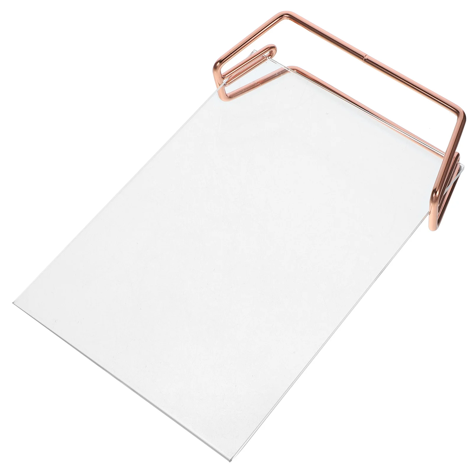 Set up Household Photo Frame Picture Frames Rose Gold Tabletop for Home Acrylic Display