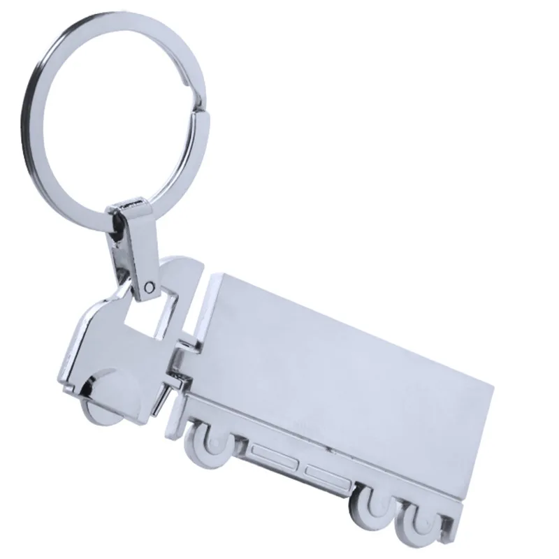 New Large Truck Key Chain Simple Classic Wild Fashion Truck Shape Mini Truck Car Key Ring K5113