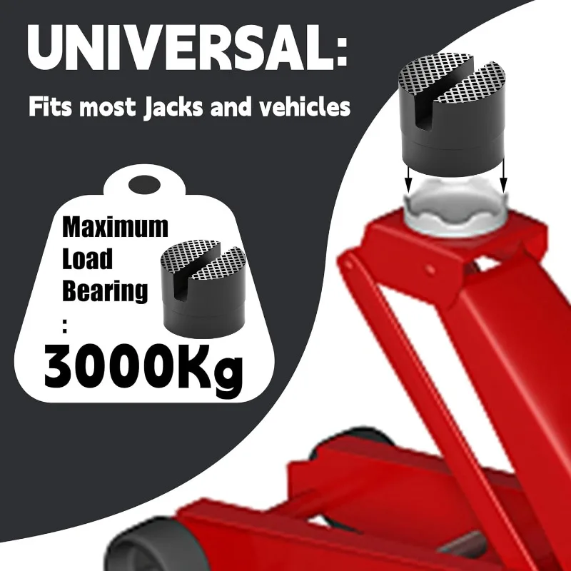 1/3PCS Universal Jack Ständer Gummi Pad Adapter Anti-Slip Hebe Block Auto Chassis Schutz für SUV Lkw Auto Reparatur Werkzeug