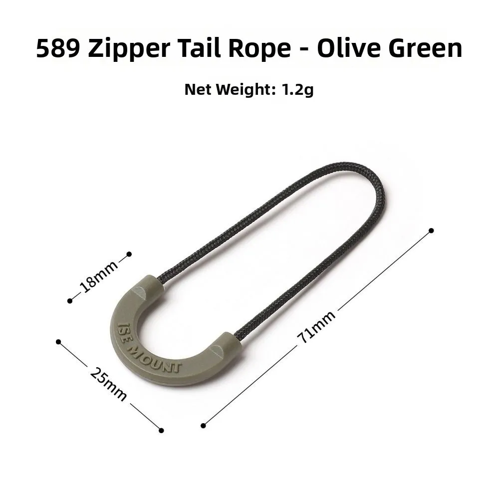 5pcs Universal Zipper Rope Anti-slip Tail Rope Color Drawstring Multistyles Zipper Puller Multicolors