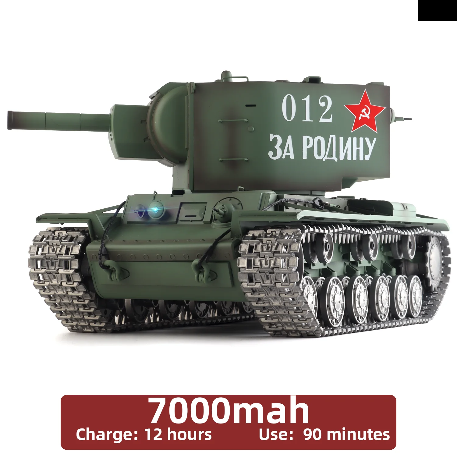 Heng Long 1/16 rc tanks model Soviet Union KV-2 tank Metal Pro Version 3949 (Metal Wheels & 360° Turret Rotation & Track )