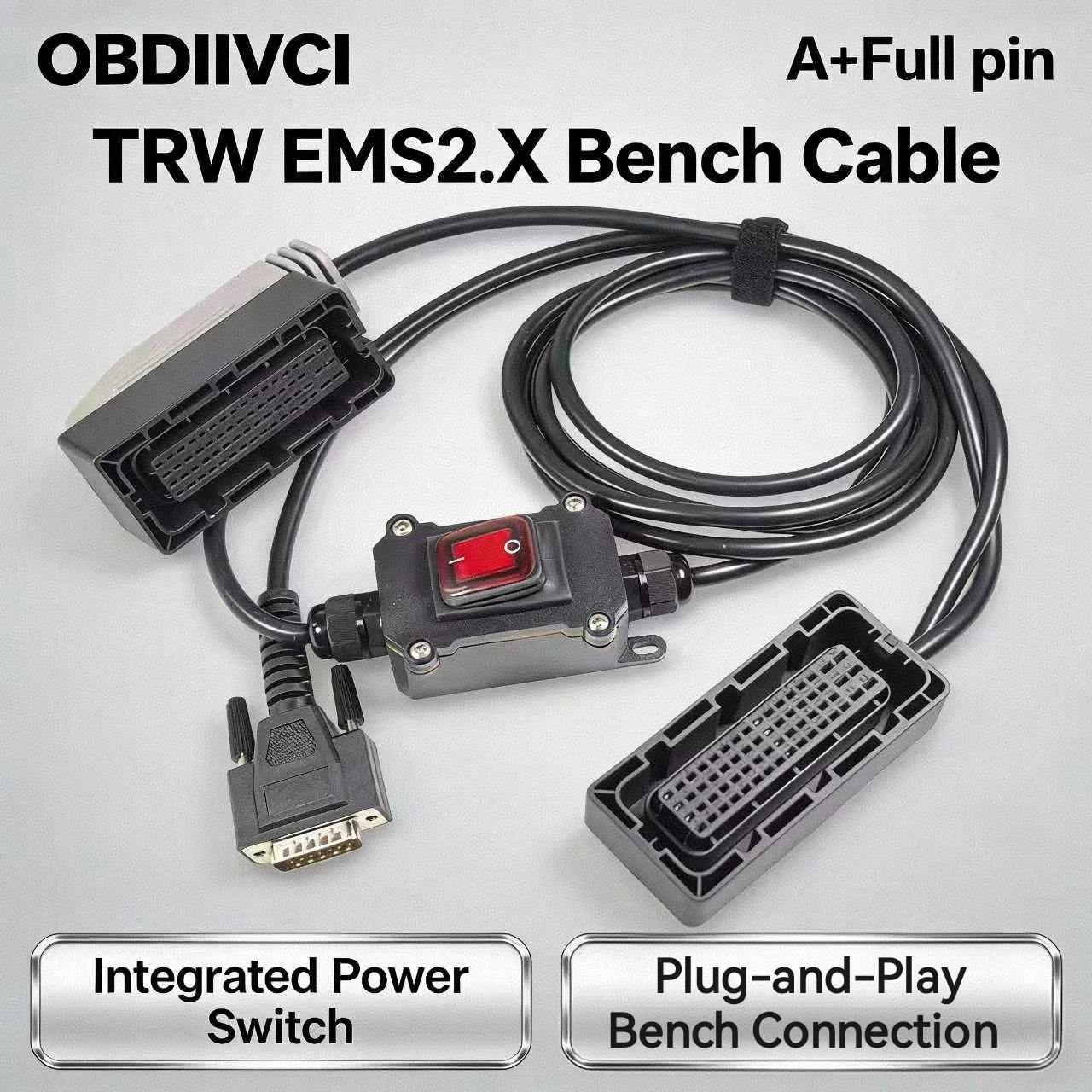 Для Volvo для Renault TRW EMS2.X скамейка кабеля для KT200 FOXFLASH и т. д. поддерживает EMS 2.2, EMS2.3 и EMS 2.4