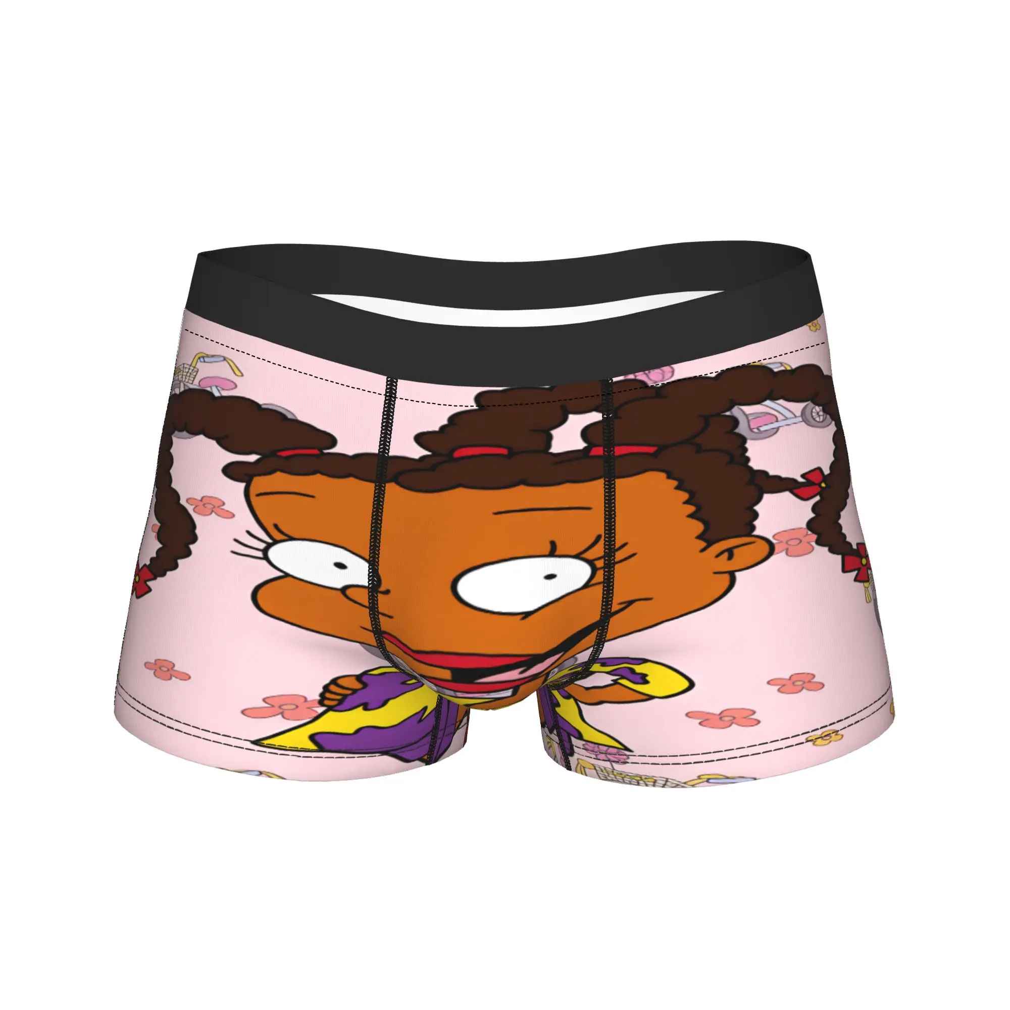 Rugrat Character Underwear  Men Shorts Briefs Funny Boxershorts High Quality Printing Plus Size Underpants