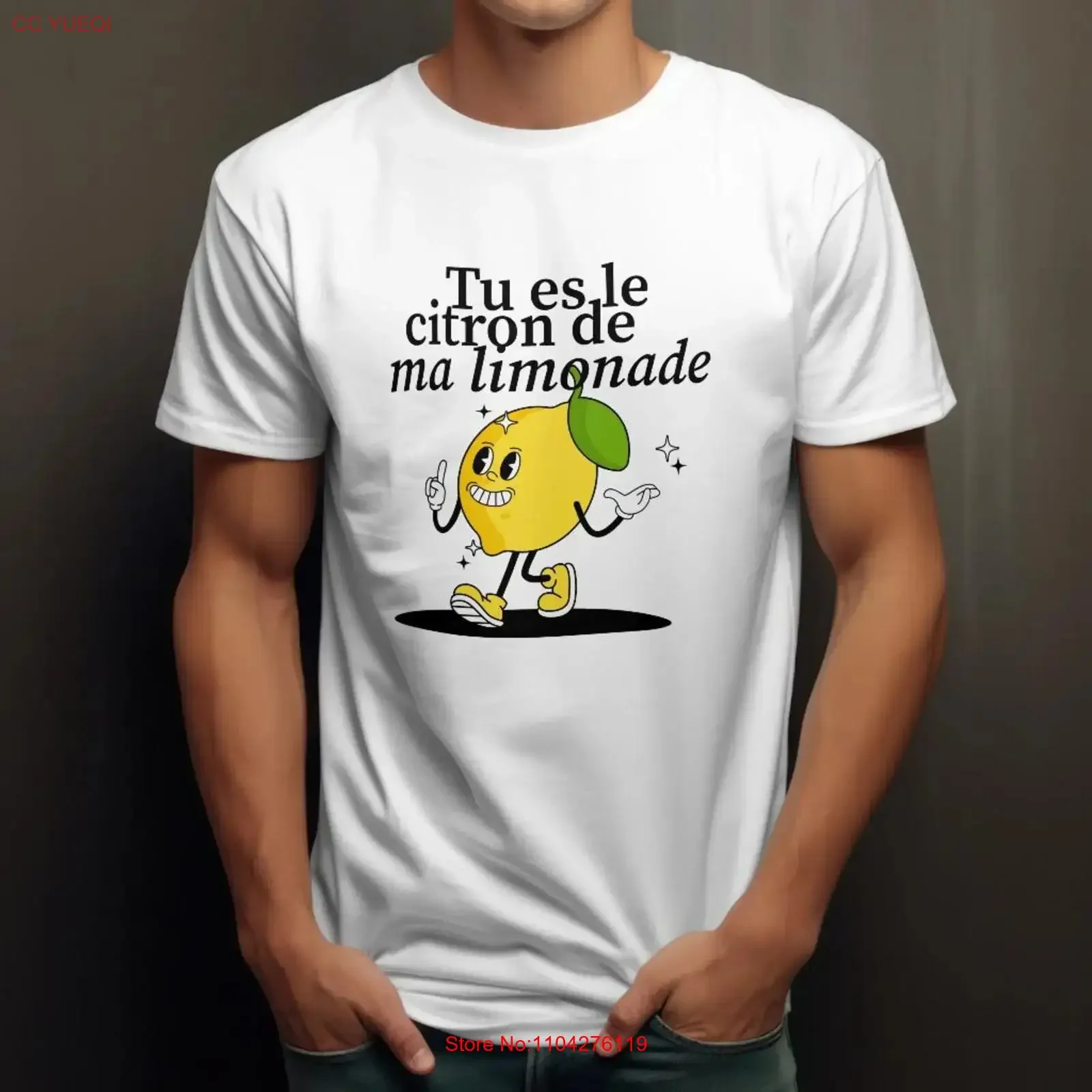 T-shirt « Tu es le citron de ma limonade » – Cadeau amusant et original pour les amoureux optimistes, style vintage, délavé, extensible, élégant et légèrement décontracté