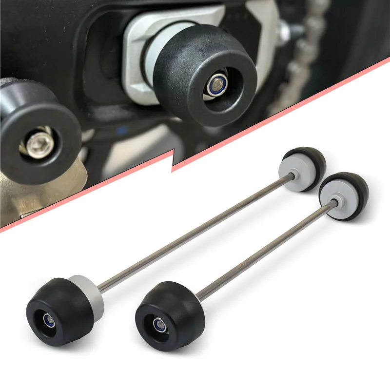 Motorcycle Accessories Front Rear Axle Fork Crash Sliders Wheel Protector Fit For Tiger Sport 660 For Trident 660