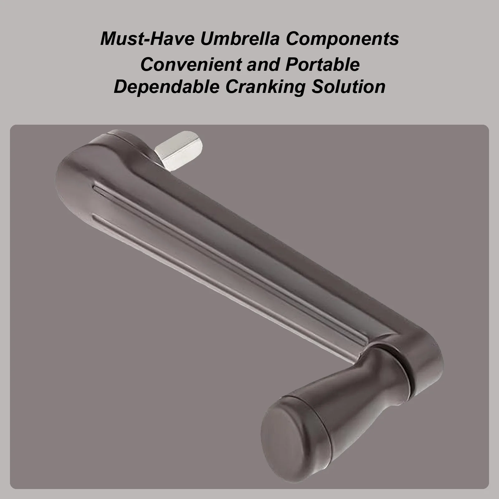 

Замена солнцезащитного козырька для патио, сменная ручка для солнцезащитного козырька на открытом воздухе, аксессуары для навеса, рукоятка, удобная для пользователя для пляжного патио