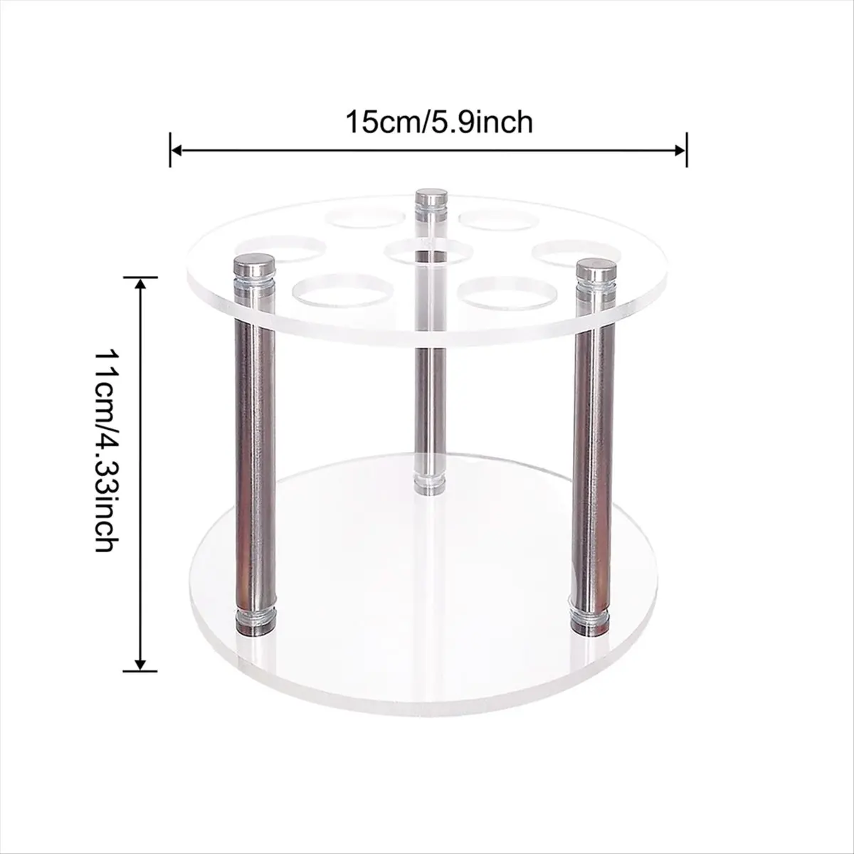 A67T NEW Flavor Cartridge Holder for ,Acrylic Cartridge Storage Rack Organizer Sip Stand Organizer Round