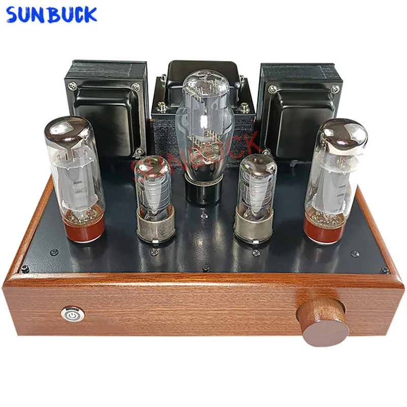 SUNBUCK 6J8P push EL34 6P3P 6L6 KT66 single-ended Tube Amplifier 2 stereo 8W HIFI Vacuum Tube Amplifier Audio