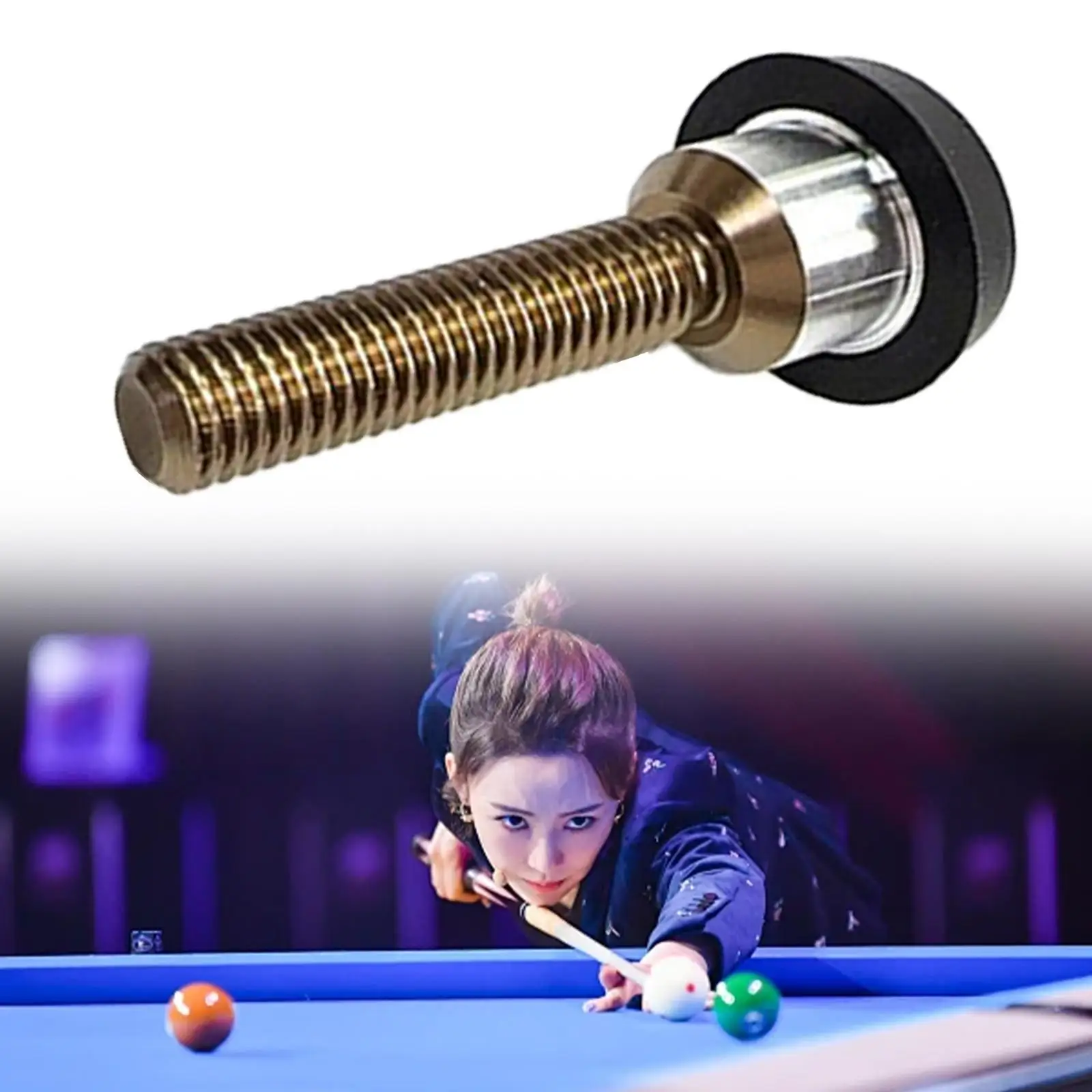 Billiard Cue Bottom Plug Lightweight Small Billiard Cue Tail Cover Pool Stick Butt Plug Protection Pad for Enthusiast Beginners