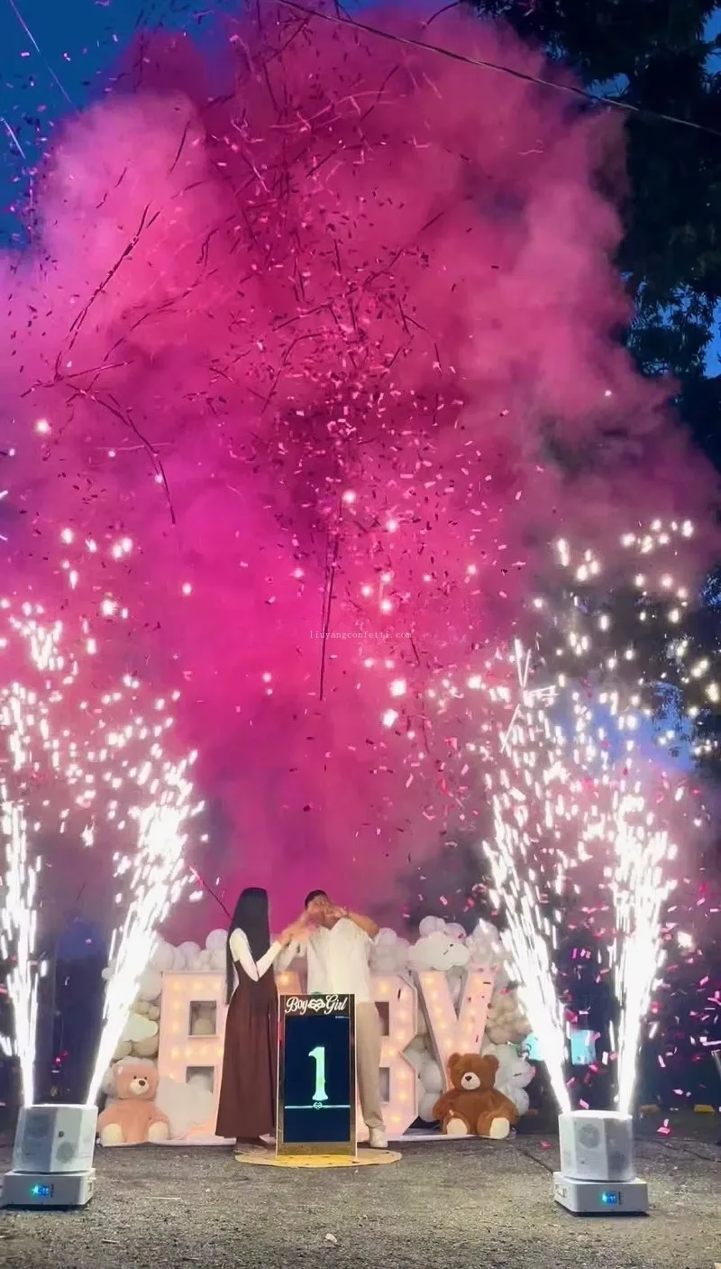 Geüpgradede zwarte elektrische - Confetti Cannon Tube recensie en prijs