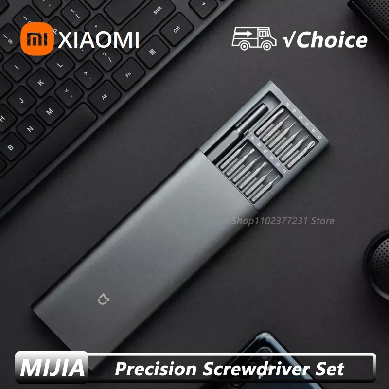 

Новый оригинальный комплект отверток Xiaomi для ежедневного использования, 24, прецизионные магнитные биты, алюминиевая коробка, набор отверток «сделай сам», для умного дома