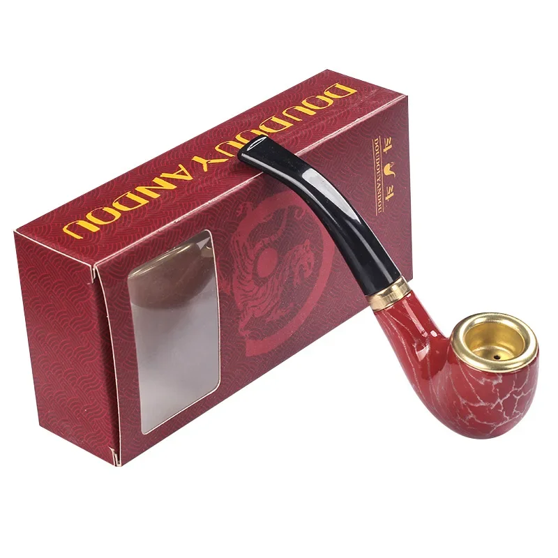 Vintage Durable Solid Classic Pipe Smoking High Quality New Design Tobacco Pipe Free Smoke Smoking Accessories Popular2023