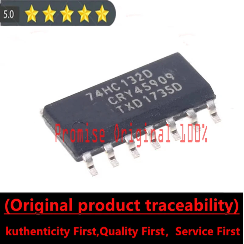 

Promise to Original 100% 74HC132D SOIC-14 Quad 2-Input NAND Gate Schmitt Trigger Authentic