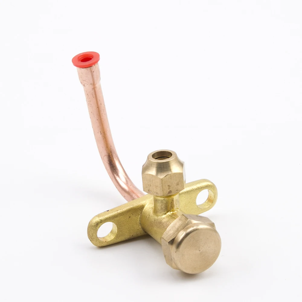 3 way 4 way service valve for  Air conditioning fitting reverse high and low pressure air conditioner release valve