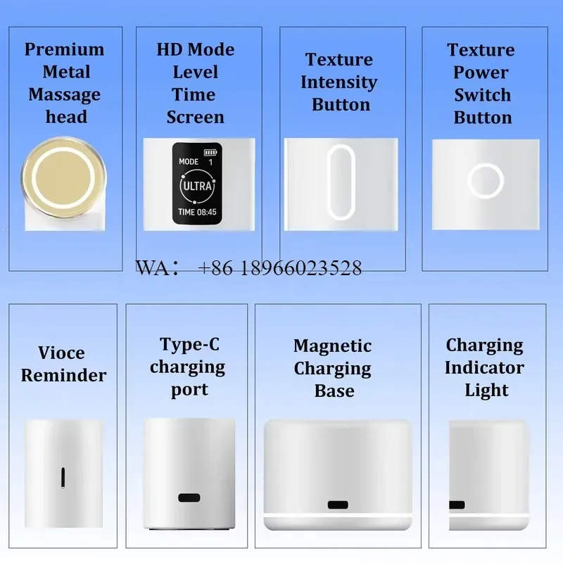 WMWMNU Professional 4 in 1 Face Device Multi Mode LED Light Skincare Tool for CE Certified OEM Private Label Factory