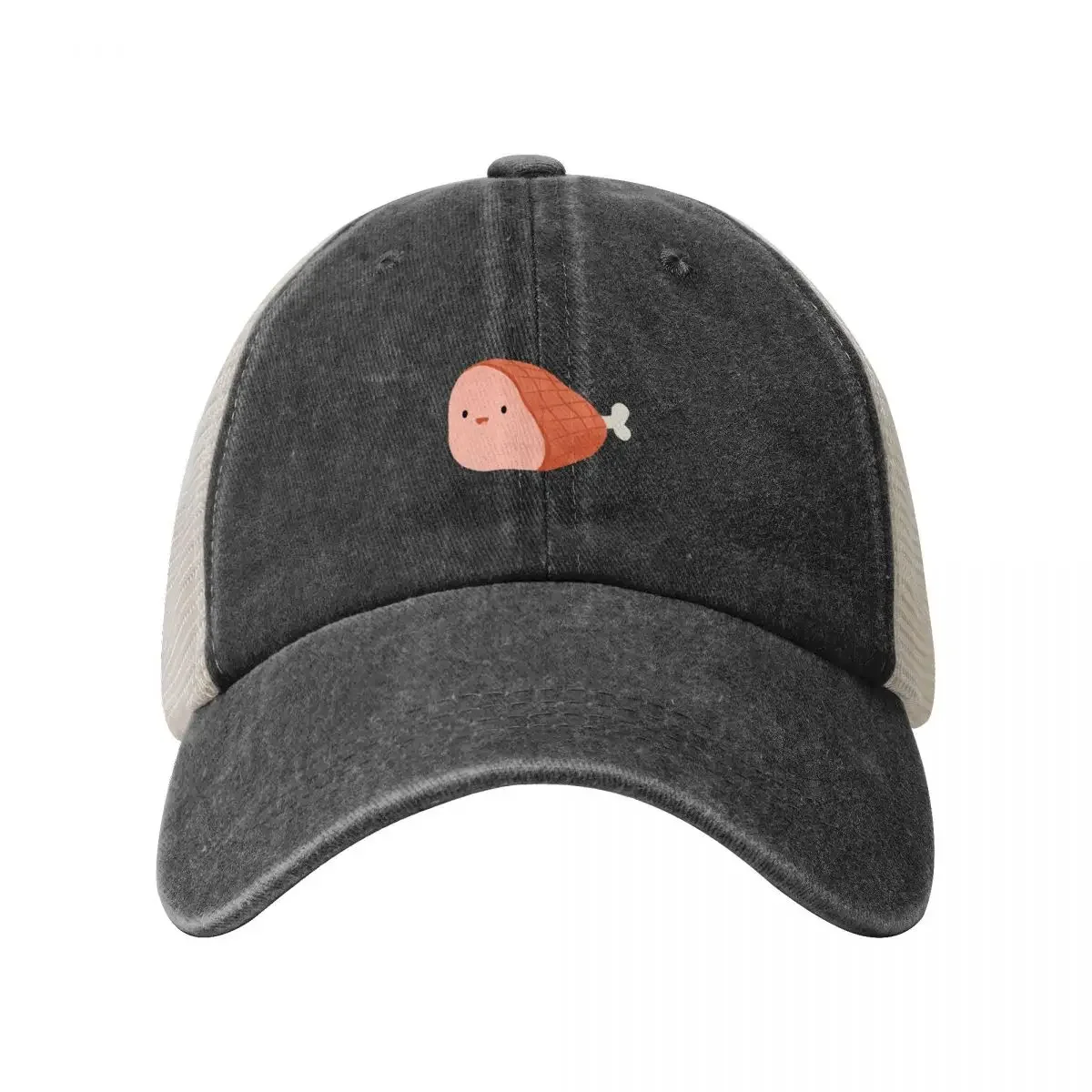 Cute Honey Baked Ham Cowboy Mesh Baseball Cap Custom Cap |-F-|  Hat Man Caps For Women Men's