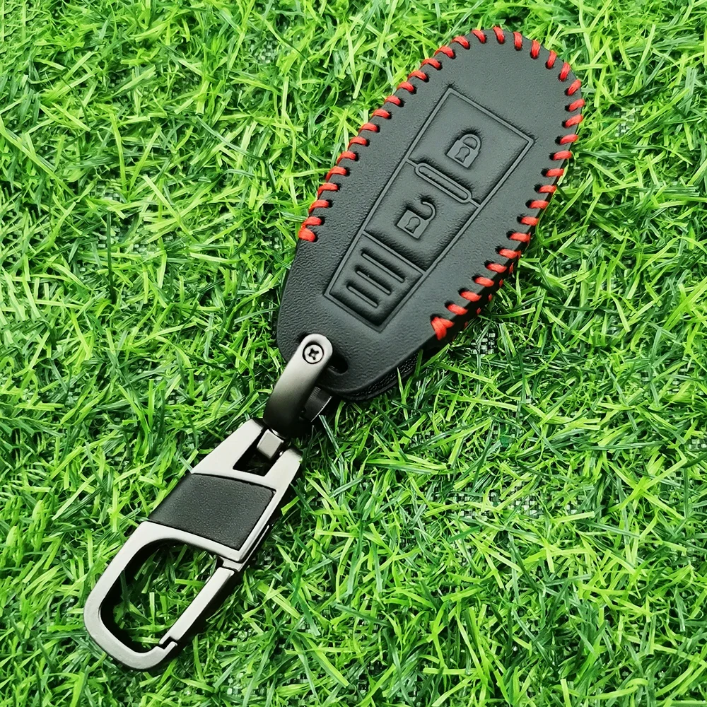 Capa de couro de luxo Smart Car Key, protetor de bolsa, caso, apto para Suzuki Baleno, Ertiga, Ciaz, Ignis, Kizashi, Swift, SX4, S-Cross, Vitars, 2024