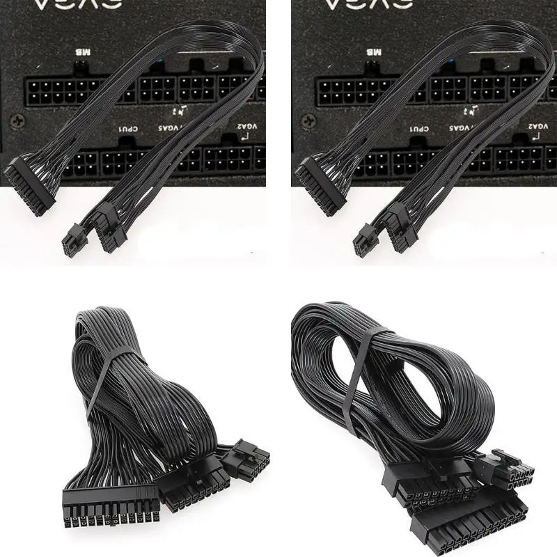 

R53C Надежный черный плоский кабель длиной 60 см, предназначенный для блока питания G+ G3 P2 T2