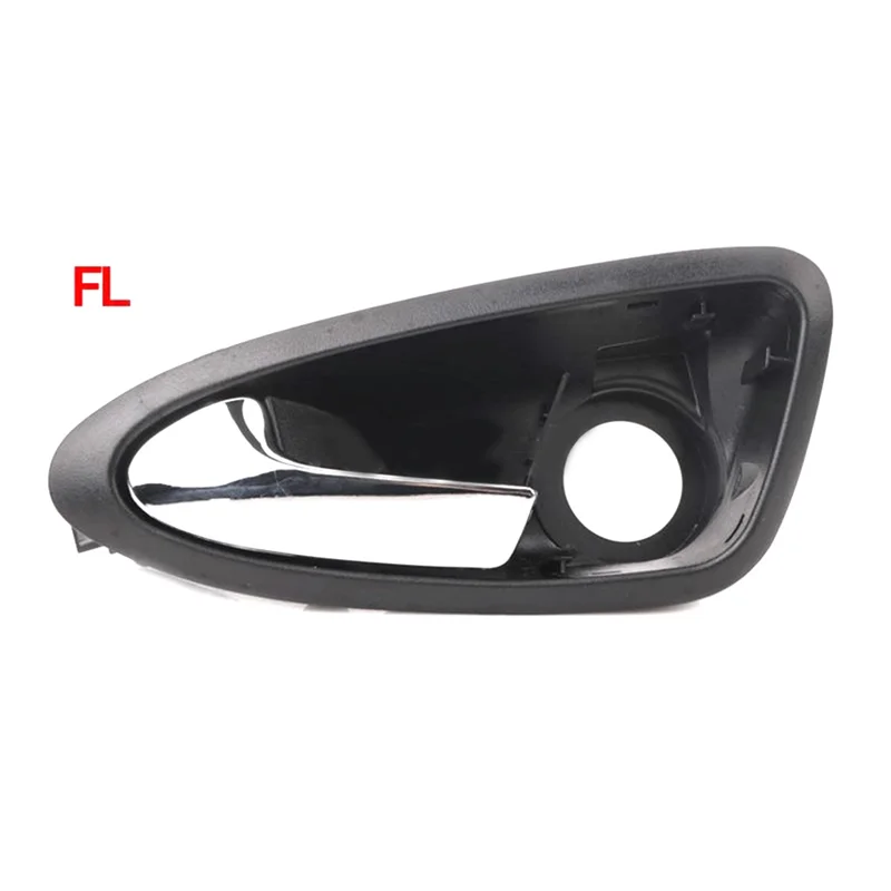 1 Pair Car Inside Door Handle Inner Door Handles Knob Trim Plate for Seat Ibiza 09-17 6J0837113A 6J1837113A 6J1837114A -N25R