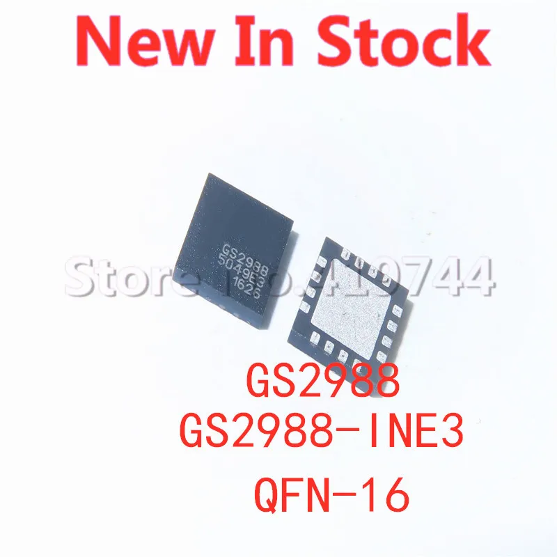 

5PCS/LOT GS2988-INE3 GS2988 QFN-16 SMD Linear Video Processor New In Stock GOOD Quality