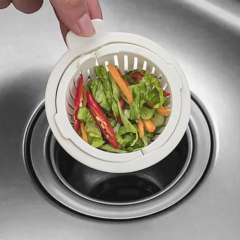 5 шт., сито для кухонной раковины, быстрое автоматическое сливное корзина с ручкой, универсальная сливная пробка для раковины для домашней кухни