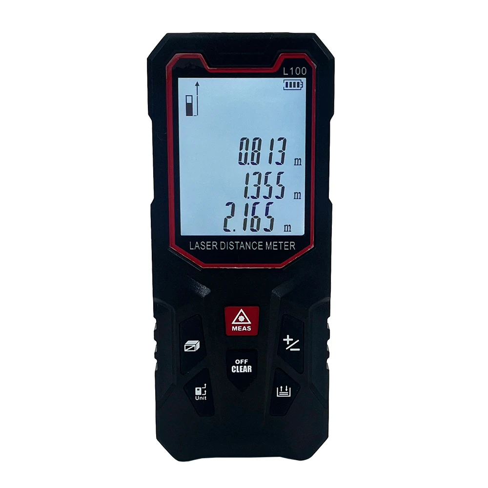 Heipoe Laser Rangefinder 165ft/50M Laser Distance Meter With LCD Display And Multiple Angle, Distance,Area,Volume Measure Tool