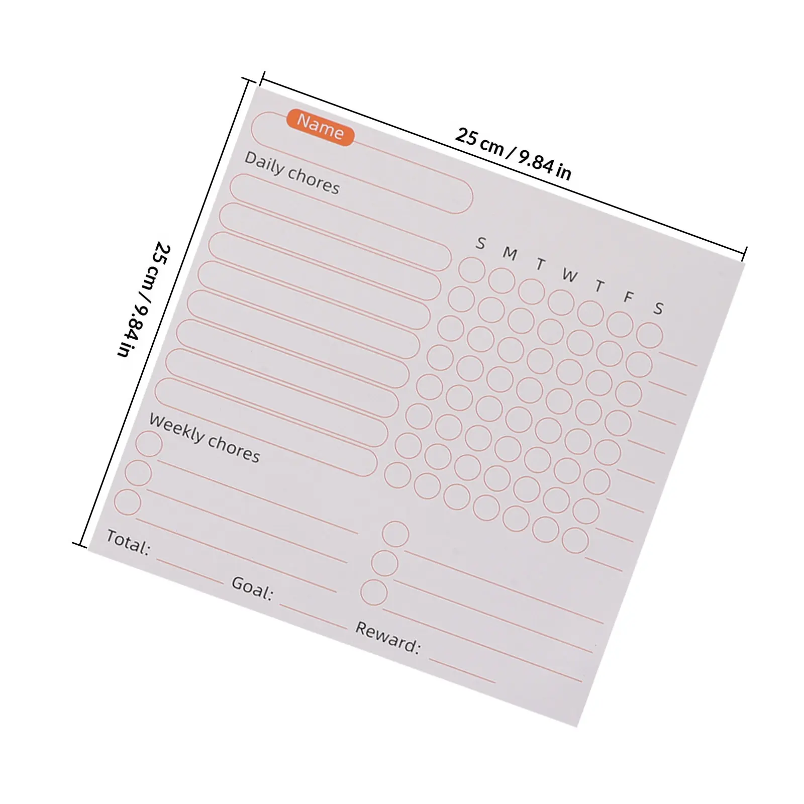 3Pcs Magnet Dry Erase Board For Homework Planner Family Magnetic Whiteboard Chore Chart Weekly Responsibility