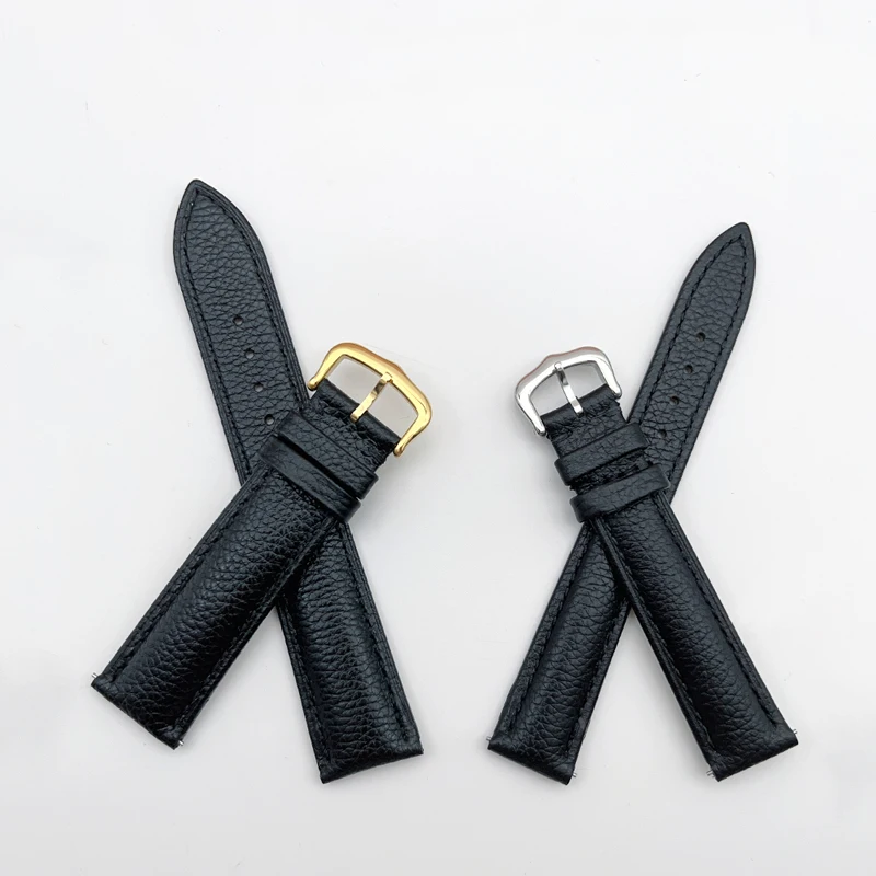 Genuine leather cowhide strap is soft and suitable for Cartier Tank/Solo Must Round Santos strap. Durable bracelet
