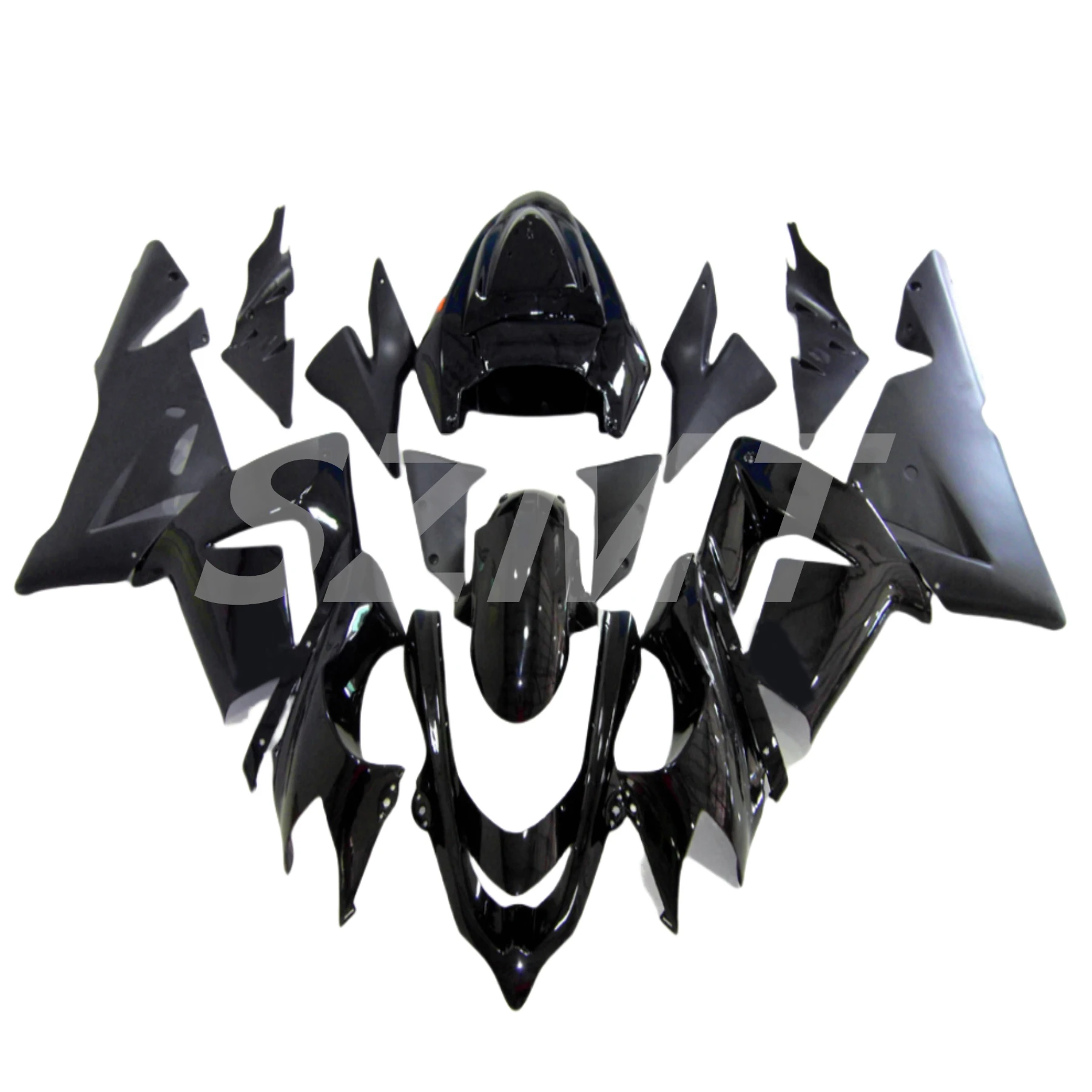 Custom Motorcycle Fairing Kit For KAWASAKI Ninja ZX10R 2004 2005 Black Bodywork Road Racing Fairings ZX 10R 04 05 ZX-10R