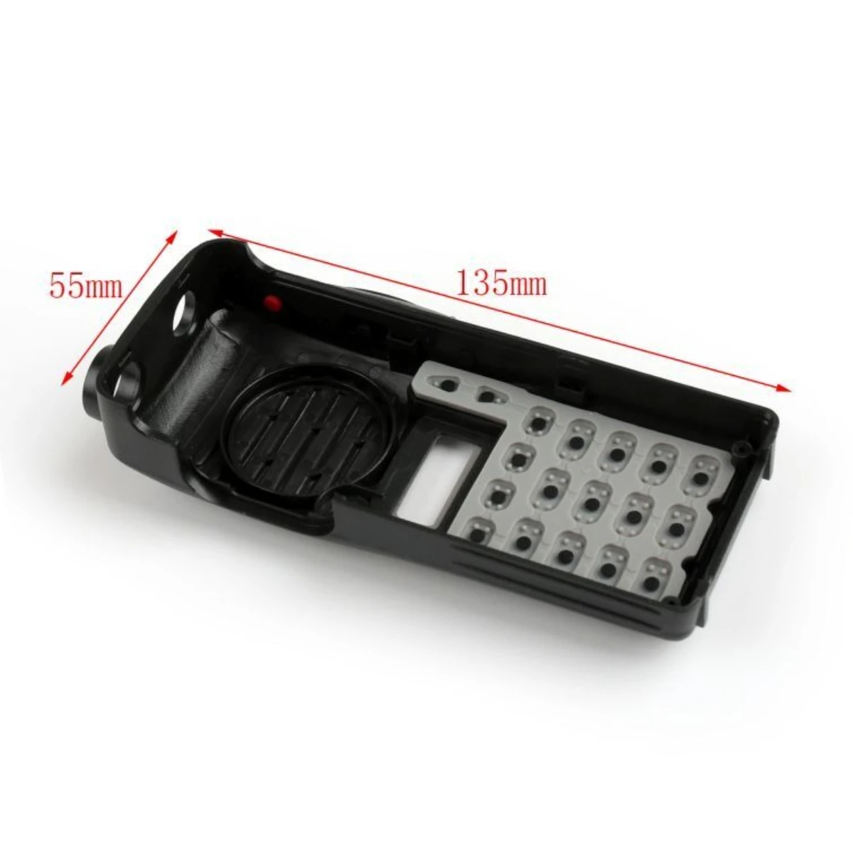 الجبهة الخارجي غطاء الإسكان قذيفة سطح لوحة المفاتيح منصات حجم مقبض التوصيل غطاء غبار ل Icom IC-V8 V8 هام راديو ملحق #6