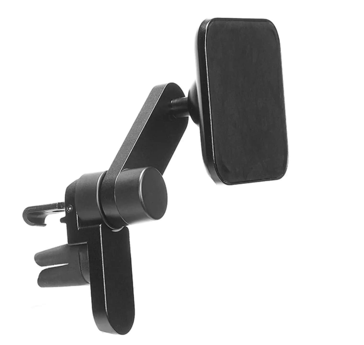 

Aluminum Car Air Vent Phone Holder With Magnetic Attachment And 360° Rotating Arm For MagSafe Compatible Cases