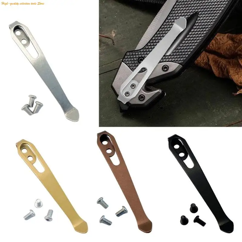 203F Durability &Universal Cutter Pocket Clip Replacement Hardware Back Clamp for DIY Tool Restoration and Modifications