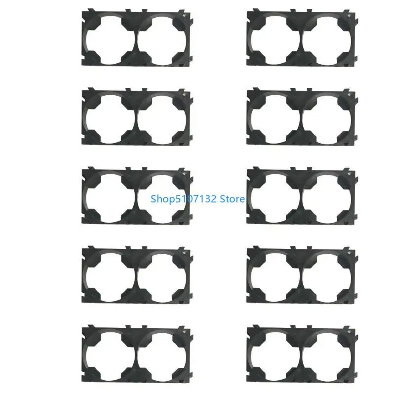 

87HD 10pcs Гибкий 26650 держатель лития батареи, штабелируемый опорный кронштейн с рассеянием тепла для настройки питания