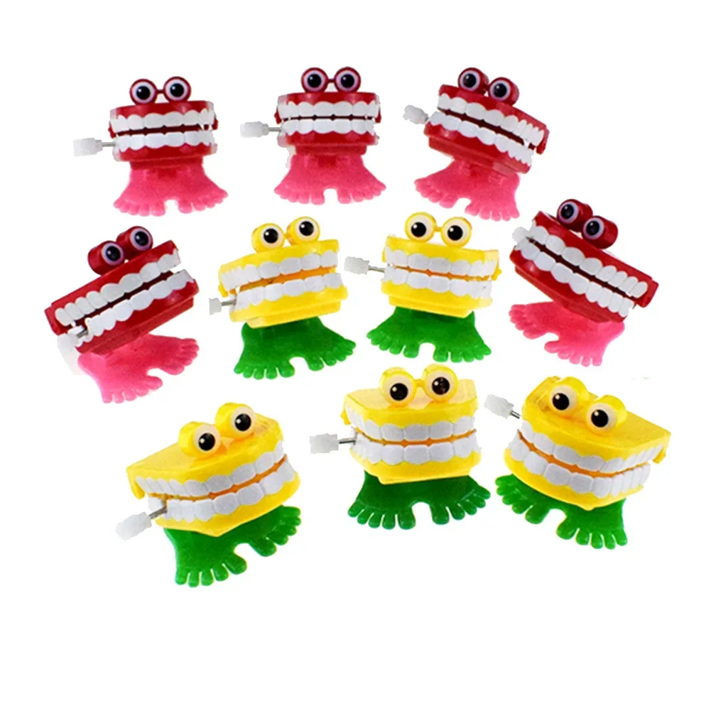 Jump Teeth Clockwork Toy Gift Tooth Mold Tooth Doll Jumping Teeth Halloween Christmas Dental Gift Cute Kids Gifts