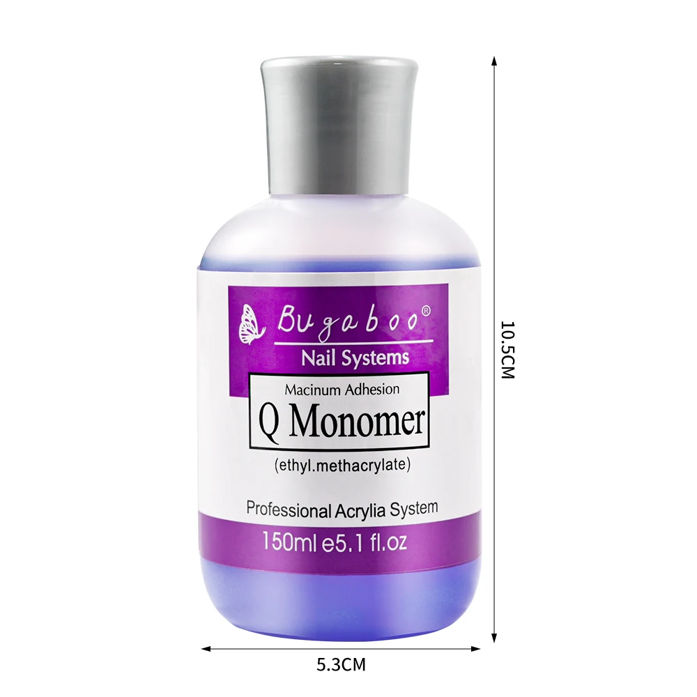 Cristal líquido acrílico para uñas EMA, 150/40/75/120ML, para tallar/extensión/tallar, monomero, herramienta profesional para manicura en polvo acrílico