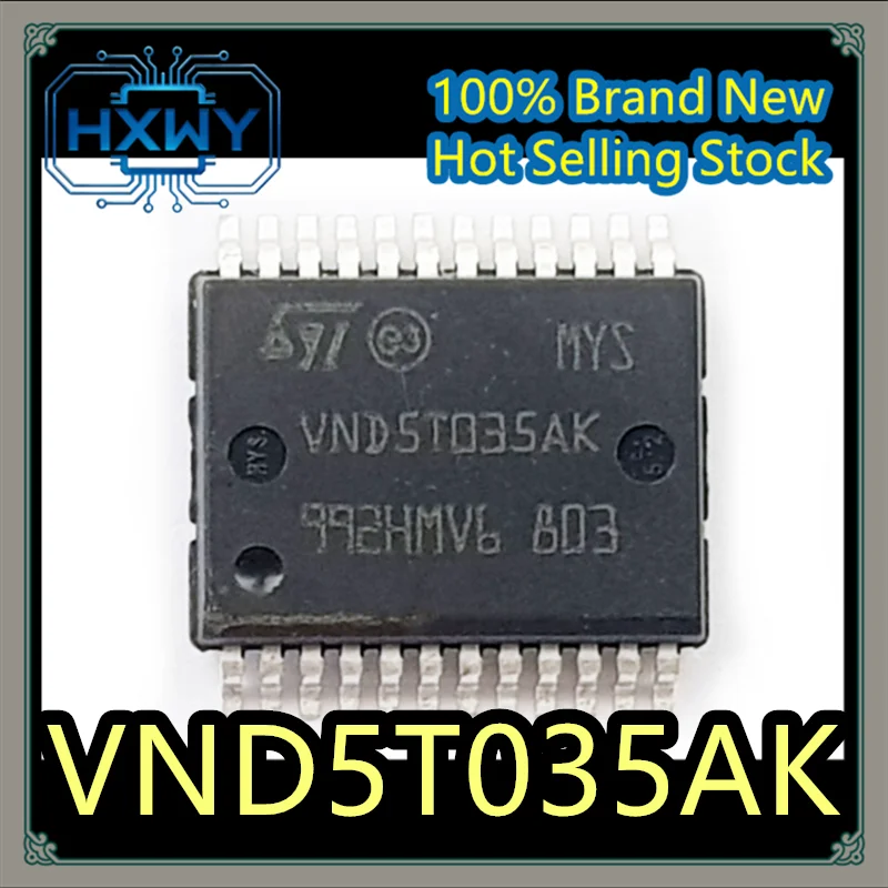 (3/10 pcs)  VND5T035AK  HSSOP24 package  Integrated circuit  Best-selling item  In stock, ready for immediate dispatch