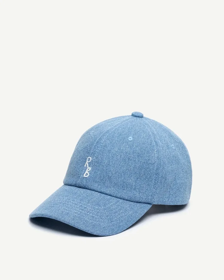 Top quality Embroidered Letter Washed Denim Baseball Cap With Adjustable Velcro Closure Unisex Casual Hat for Four Seasons