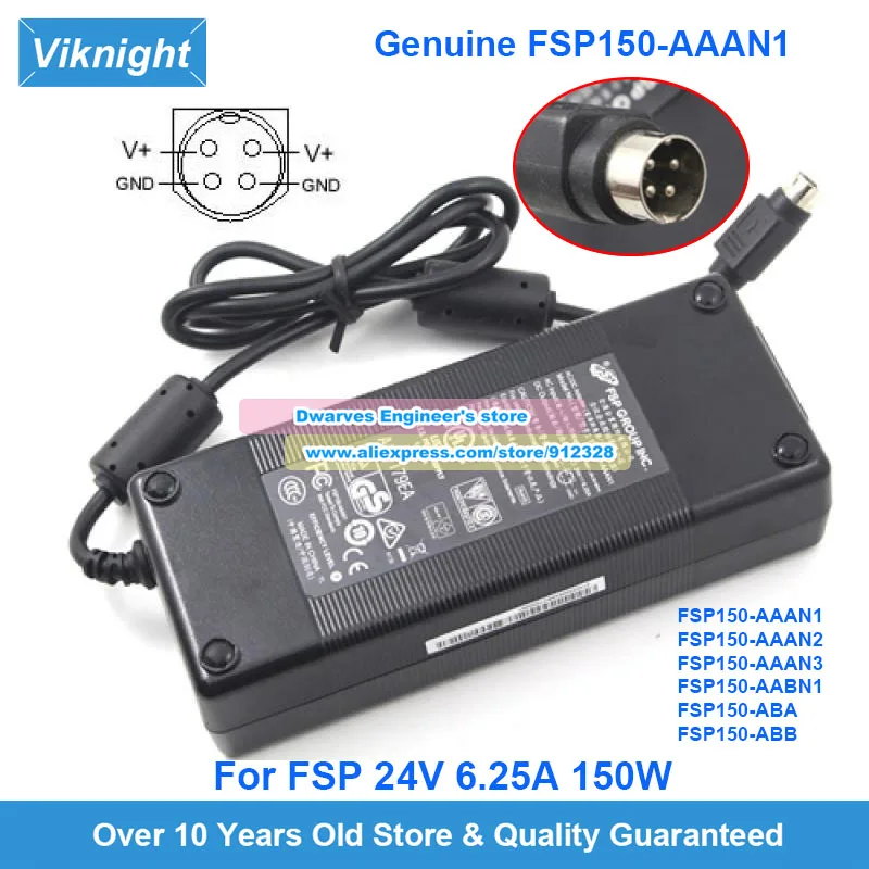 

Оригинальный адаптер переменного тока FSP150-AAAN1 FSP150-AABN1 FSP150-ABA 24 В 6,25 А 150 Вт для OSA-500R POS PS5001 STEAL TOUCH M5 Targa LT3010
