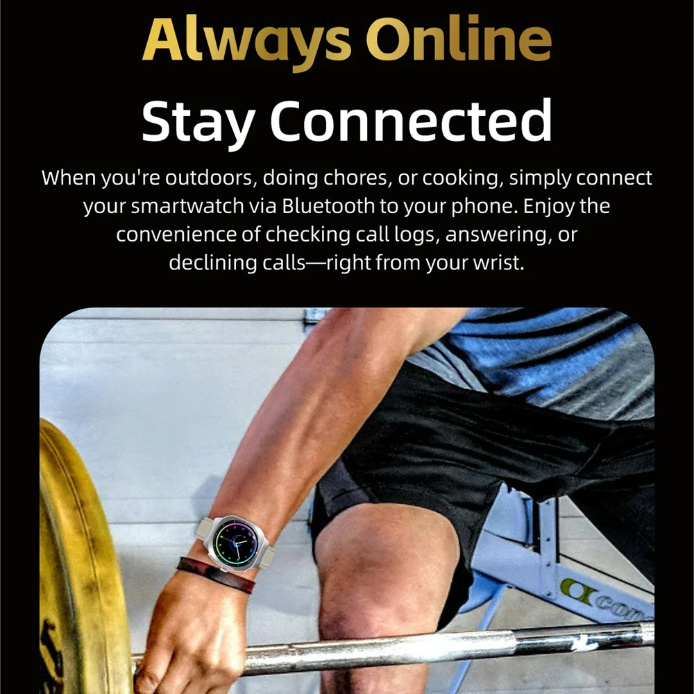 696 มิวสิค เมน วูแมน 2 in 1 หูฟังสมาร์ทวอทช์ ตัวเรือนโลหะ กันน้ำระดับ IP68 ควบคุมด้วยท่าทาง นาฬิกาออกกำลังกาย วัดอัตราการเต้นของหัวใจ ชุดหูฟังสมาร์ทวอทช์